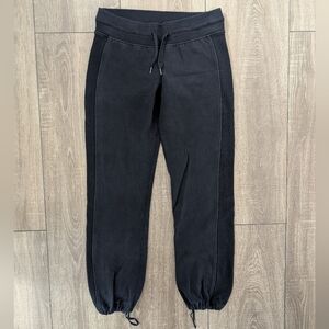 lululemon Fleece Lined Black Joggers
